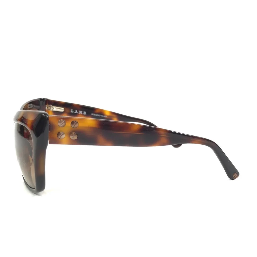 L.A.M.B. Sunglasses LA513 TOR Tortoise Square Frames with Brown Lenses 56-16-135